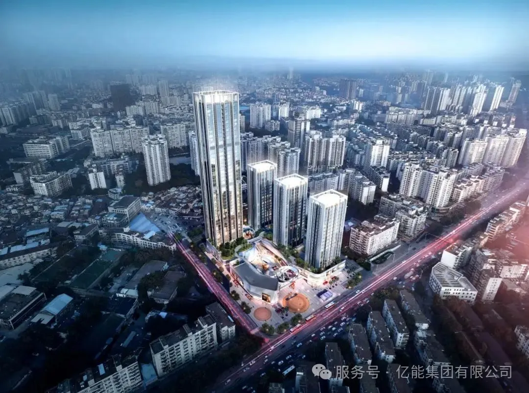 电力“满格”！178米天际地标亮灯，华新广场二期送电成功